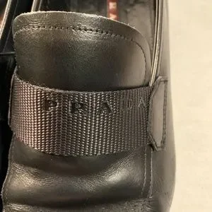 Prada | Shoes | Prada Loafers Us 85 Size Leather With Rubber  display picture 1